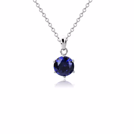 Изысканный ювелирный кулон в форме диска с цирконами из стерлингового серебра 925 пробы