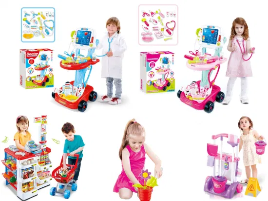 Пластиковый набор «Доктор», серия, кассовый аппарат для супермаркетов, медицинское оборудование, клиника, машина для мороженого, интеллектуальные развивающие игрушки, детские игровые наборы